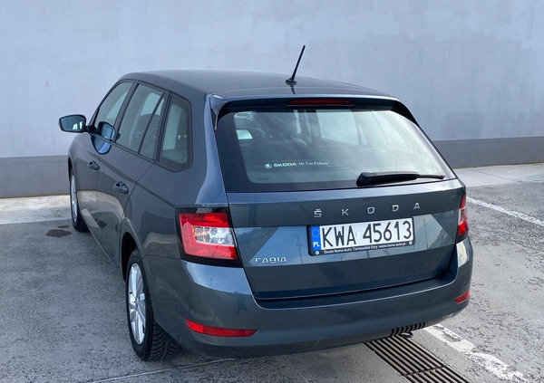 Skoda Fabia cena 48500 przebieg: 45567, rok produkcji 2019 z Kraków małe 781